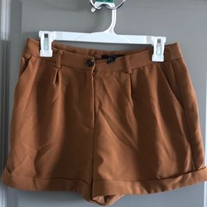 forever 21 dress short; light brown; size S